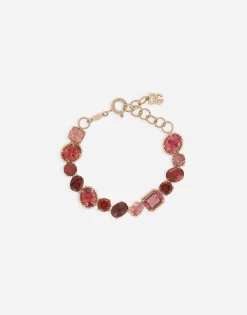 Anna bracelet in red gold 18kt with toumalines