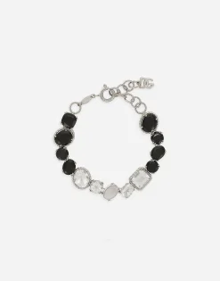 Anna bracelet in white gold 18kt with spinel and topazes