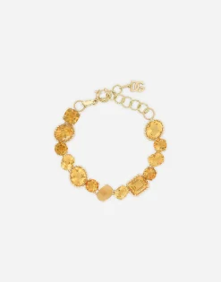 Anna bracelet in yellow gold 18kt with citrines