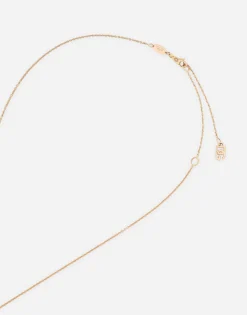 Anna pendant in red gold 18kt with pink tourmalines