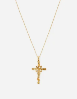 Anna pendant in yellow gold 18kt with citrine quartzes