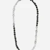 Anna sautoir in white gold 18kt with spinel and topazes
