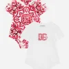 2-babygrow gift set in majolica-print jersey