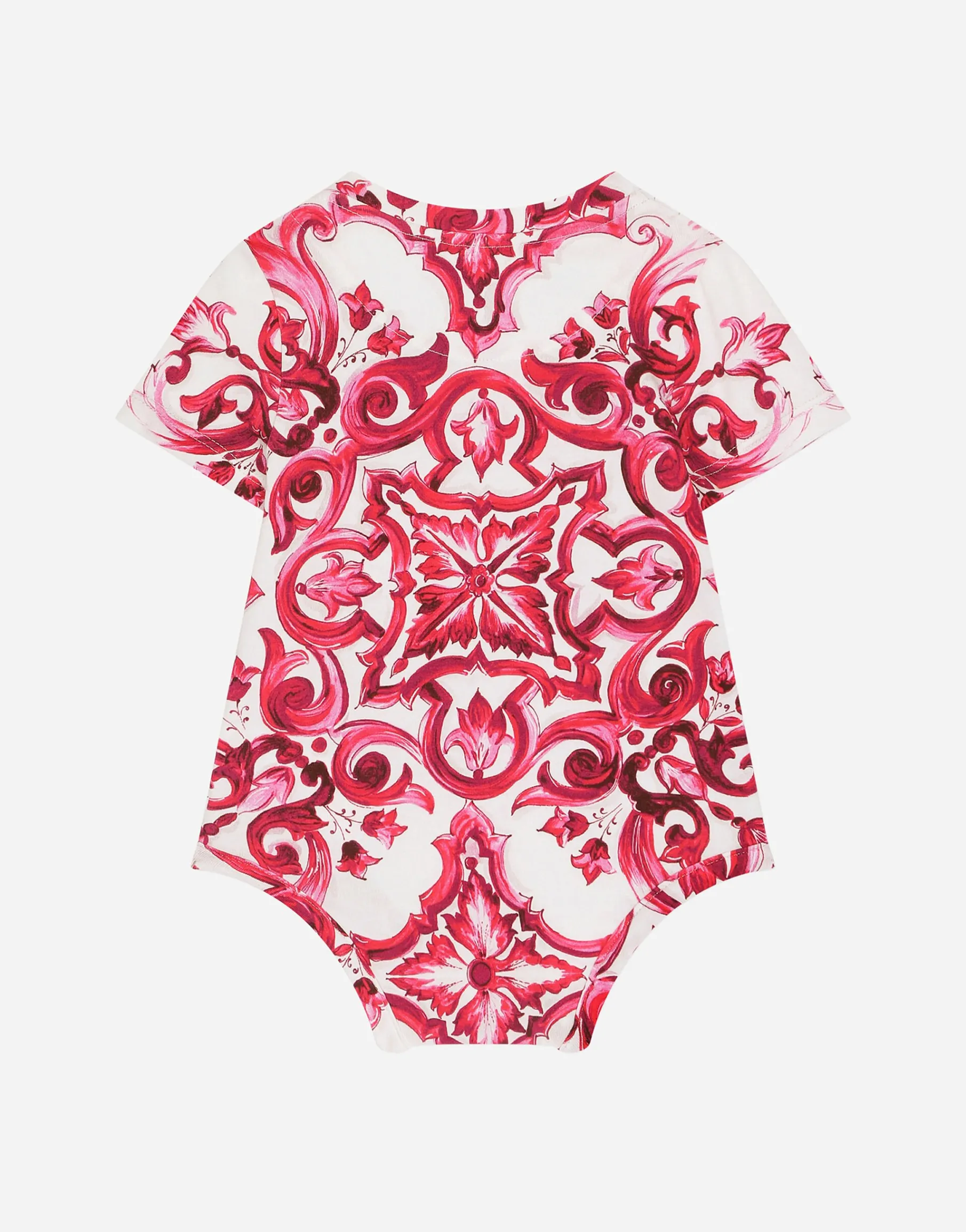 2-babygrow gift set in majolica-print jersey