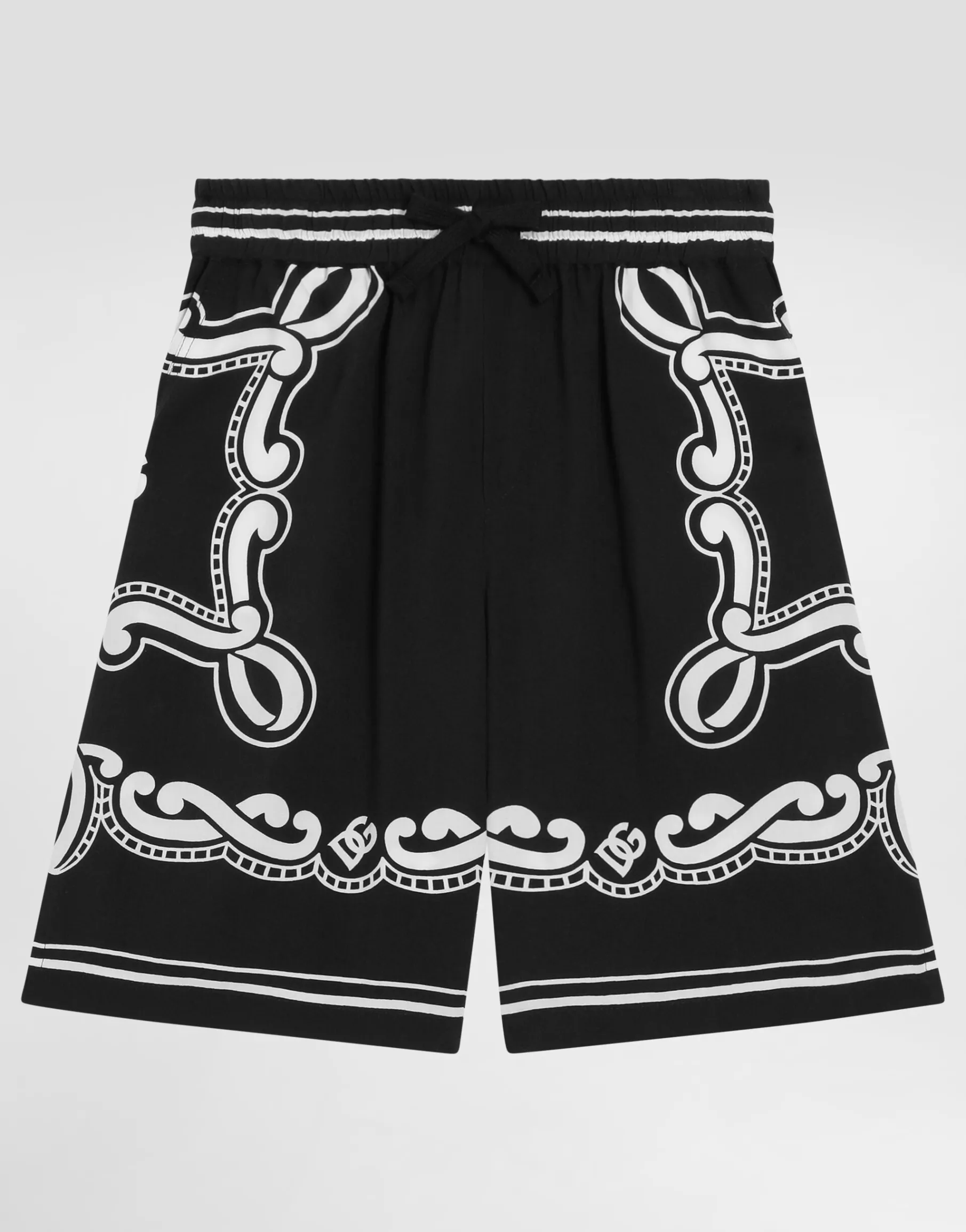 Bandanna-print batik shorts