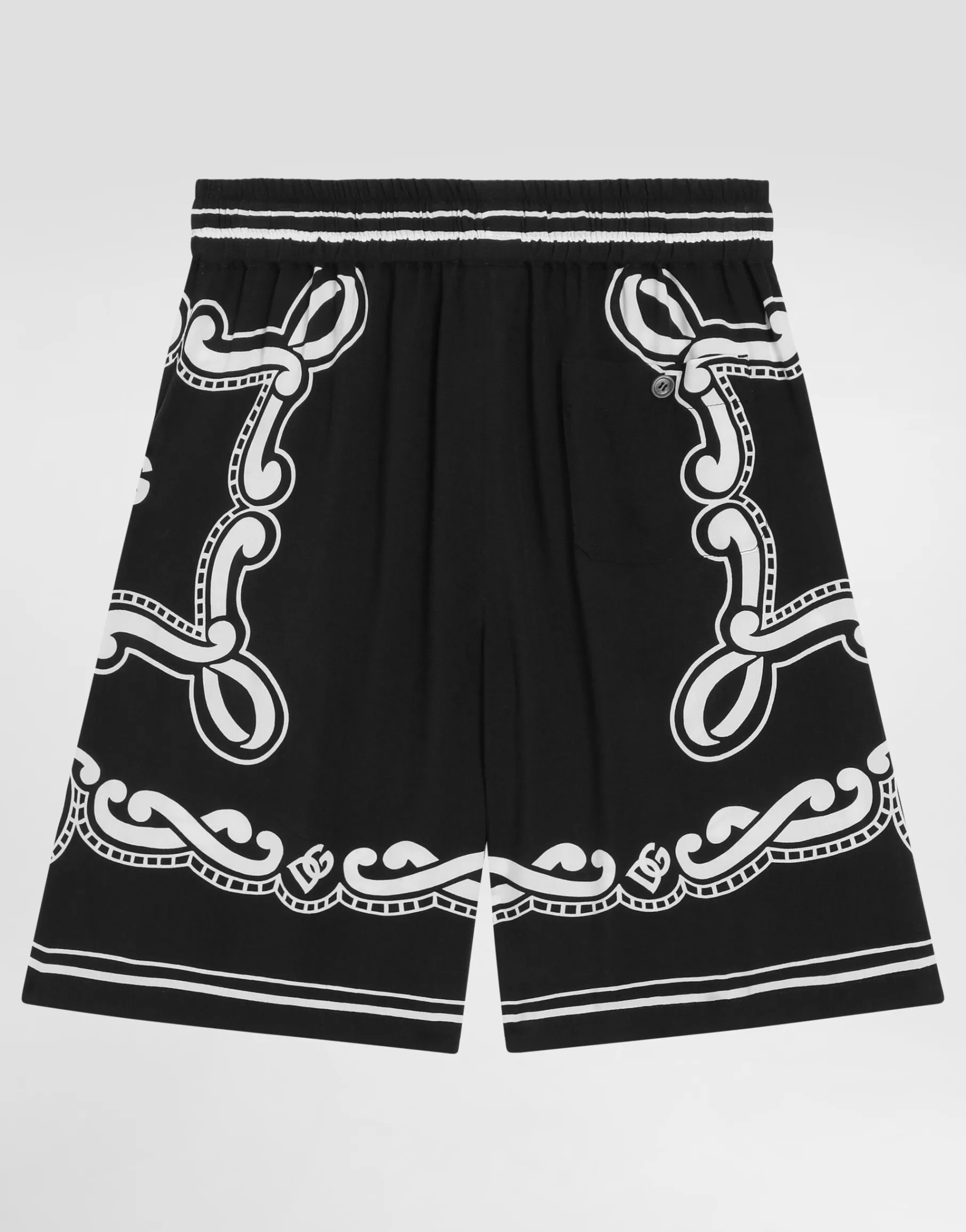 Bandanna-print batik shorts