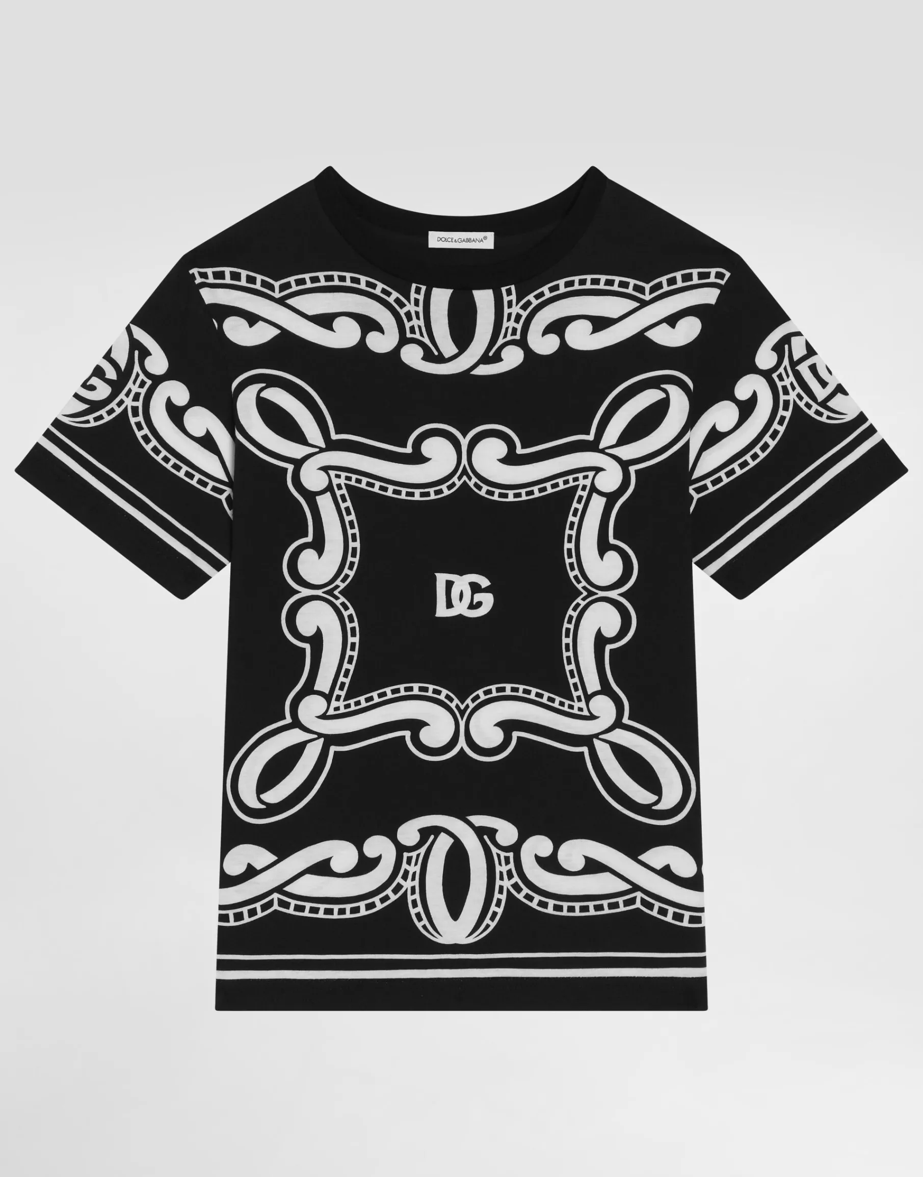 Bandanna-print jersey T-shirt