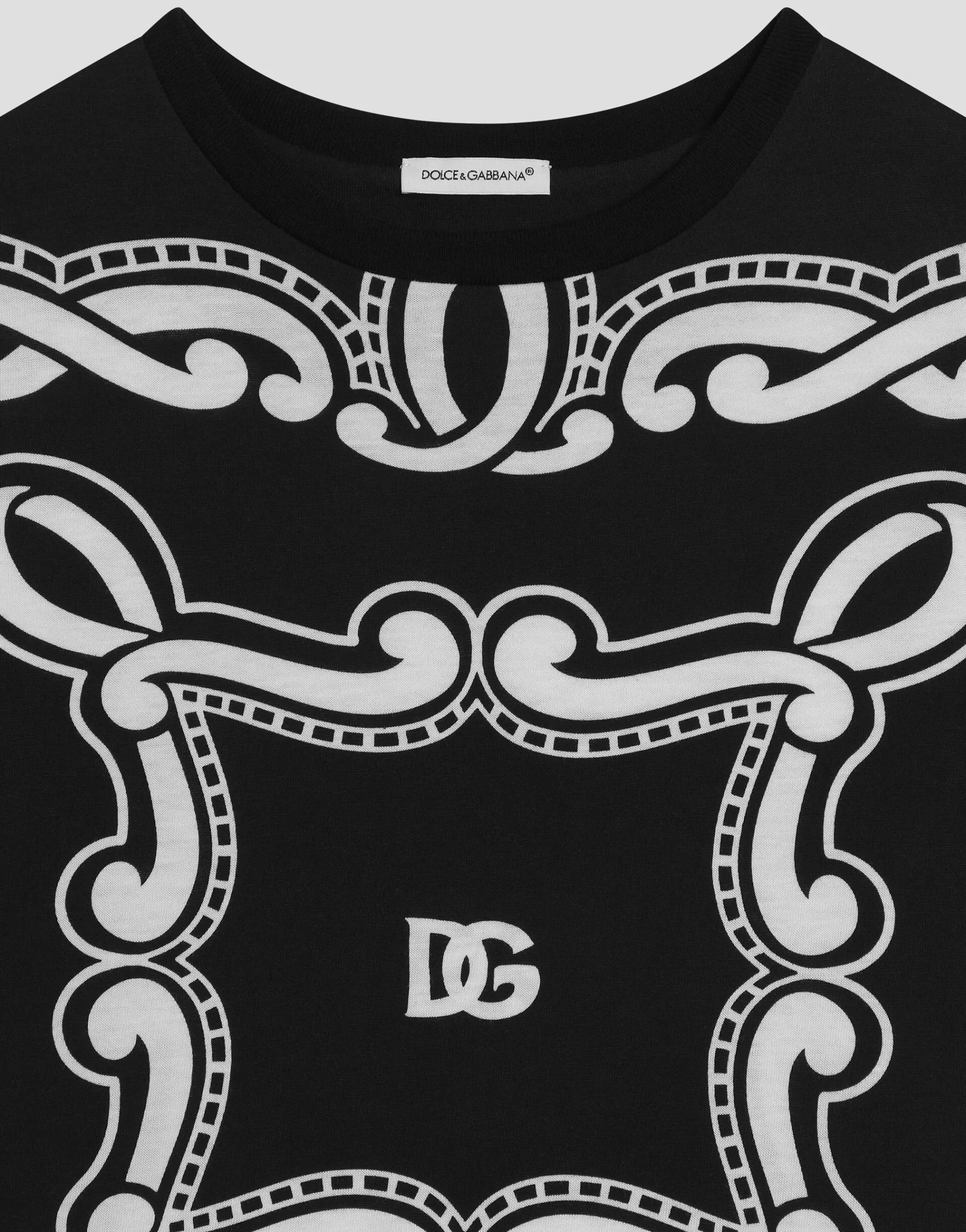 Bandanna-print jersey T-shirt