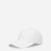 Baseball cap with branded tag