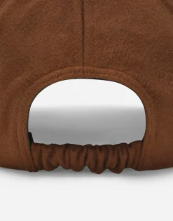 Baseball cap with branded tag