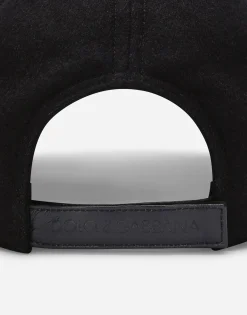 Baseball cap with branded tag