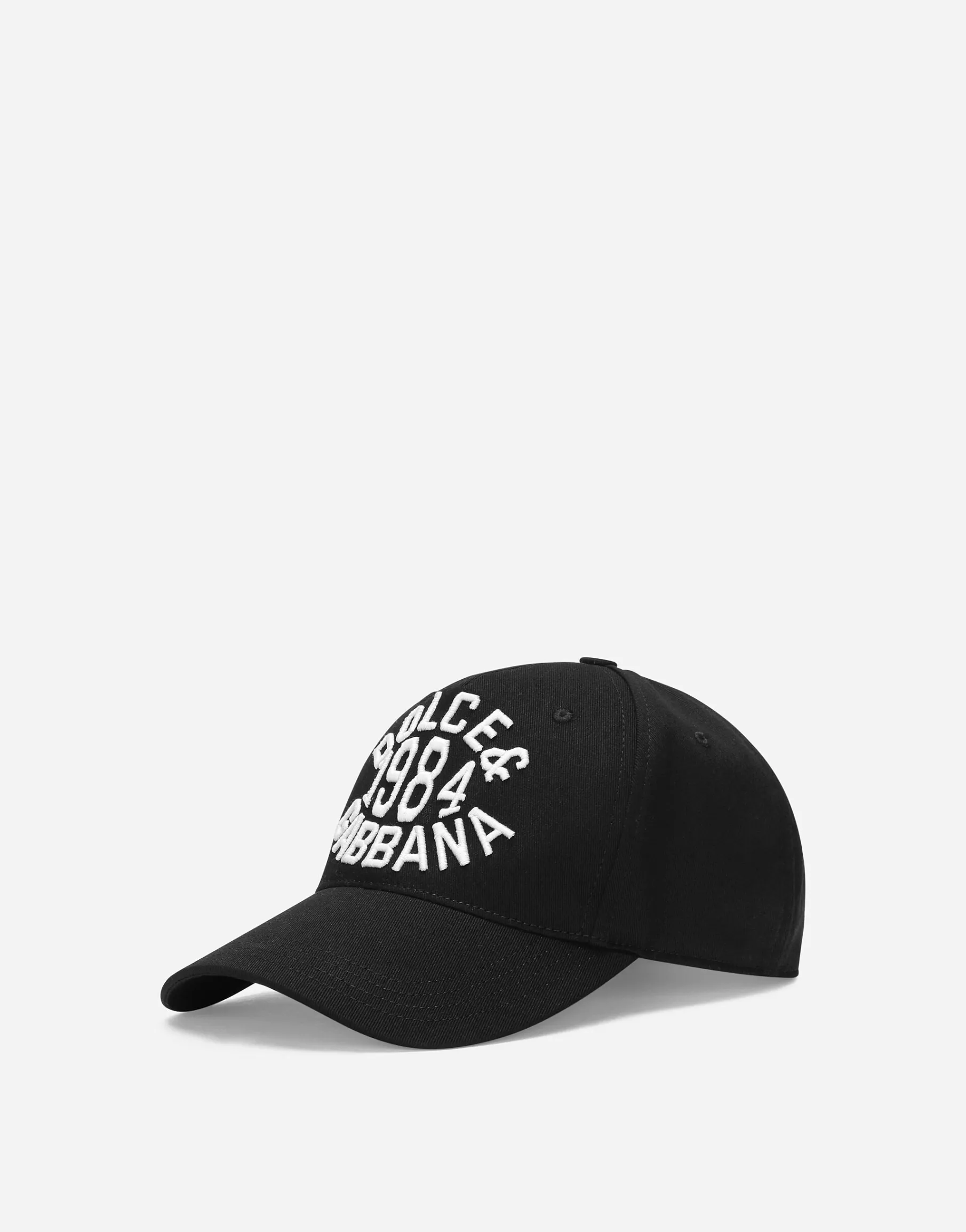 Baseball cap with Dolce&Gabbana logo embroidery
