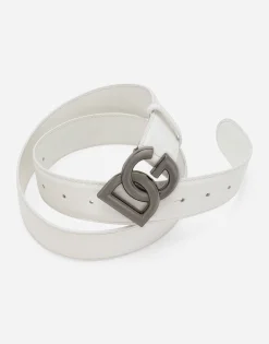 Belt with DG logo buckle