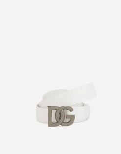 Belt with DG logo buckle