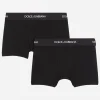 Boxer two-pack with branded elastic