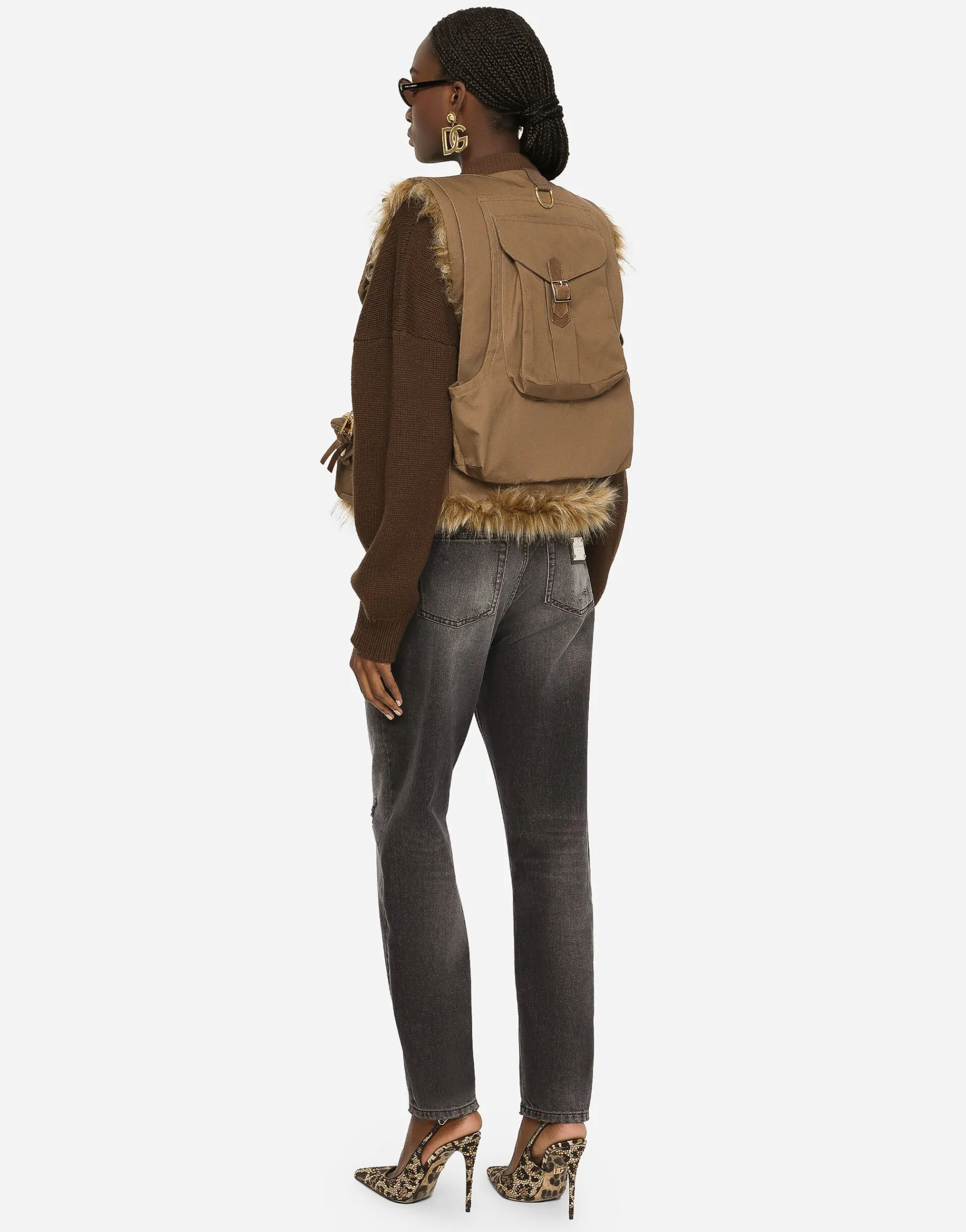 Boyfriend jeans in dark blue denim