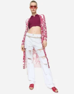 Boyfriend jeans with rips