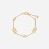 Bracelet with DG logo and rhinestones