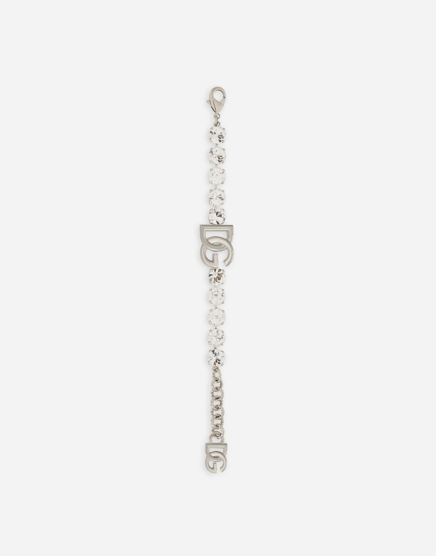 Bracelet with rhinestones and DG logo