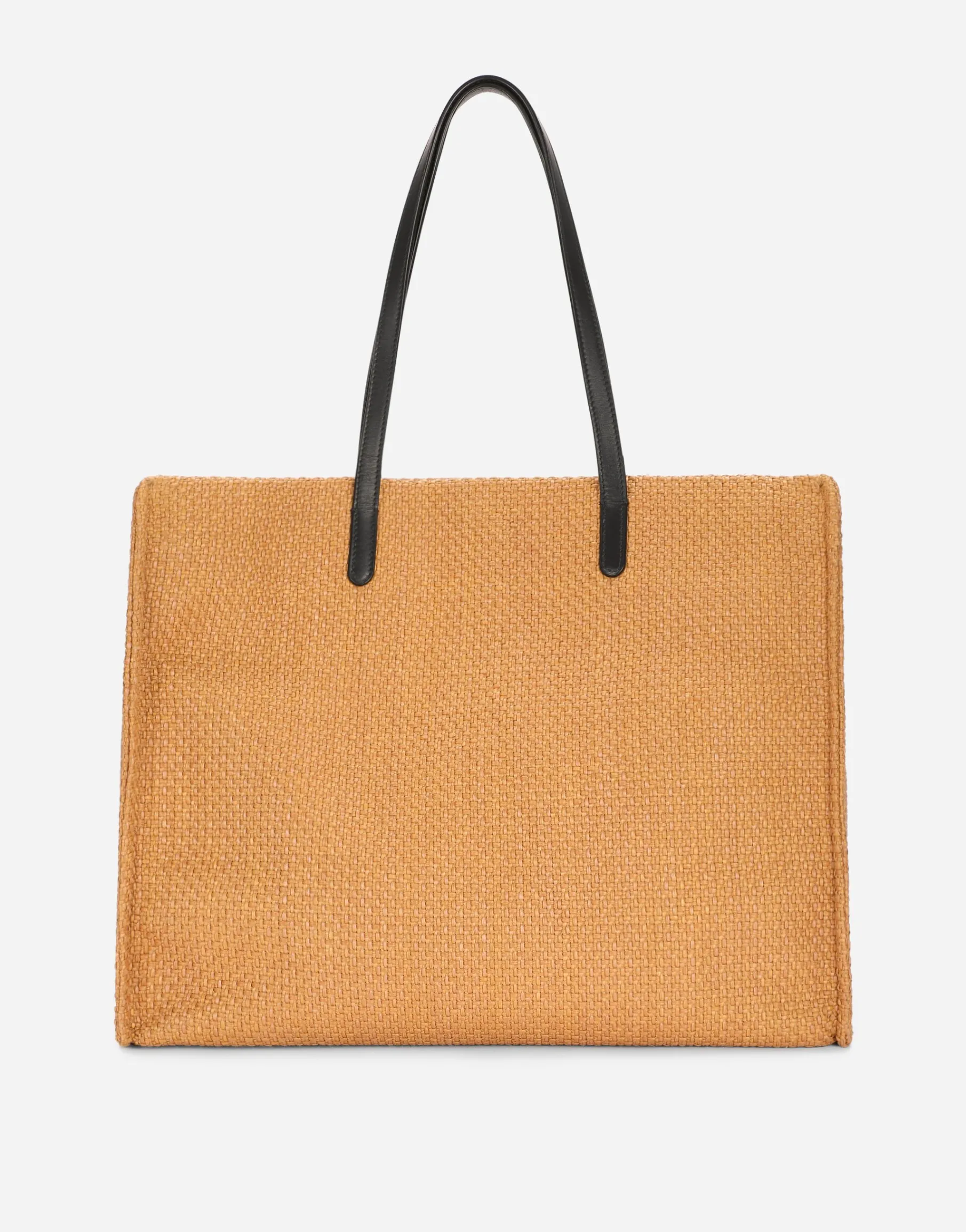 Branded raffia shopper