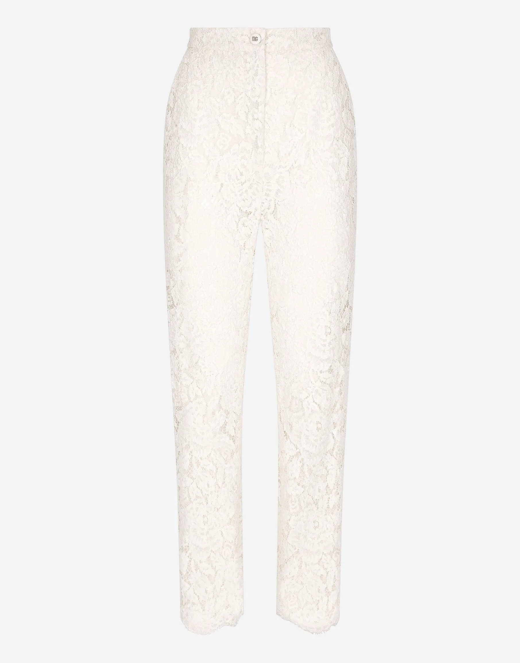 Branded stretch lace pants