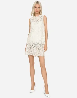 Branded stretch lace top