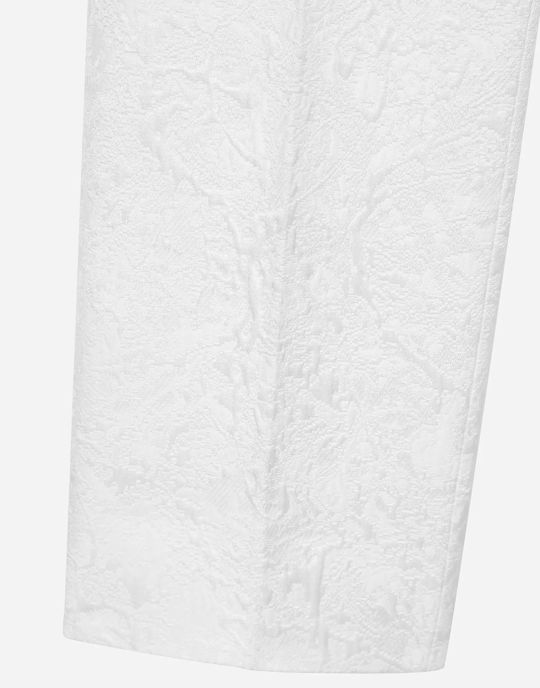 Brocade cigarette pants