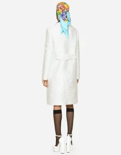 Brocade coat with DG buttons