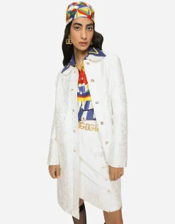 Brocade coat with DG buttons