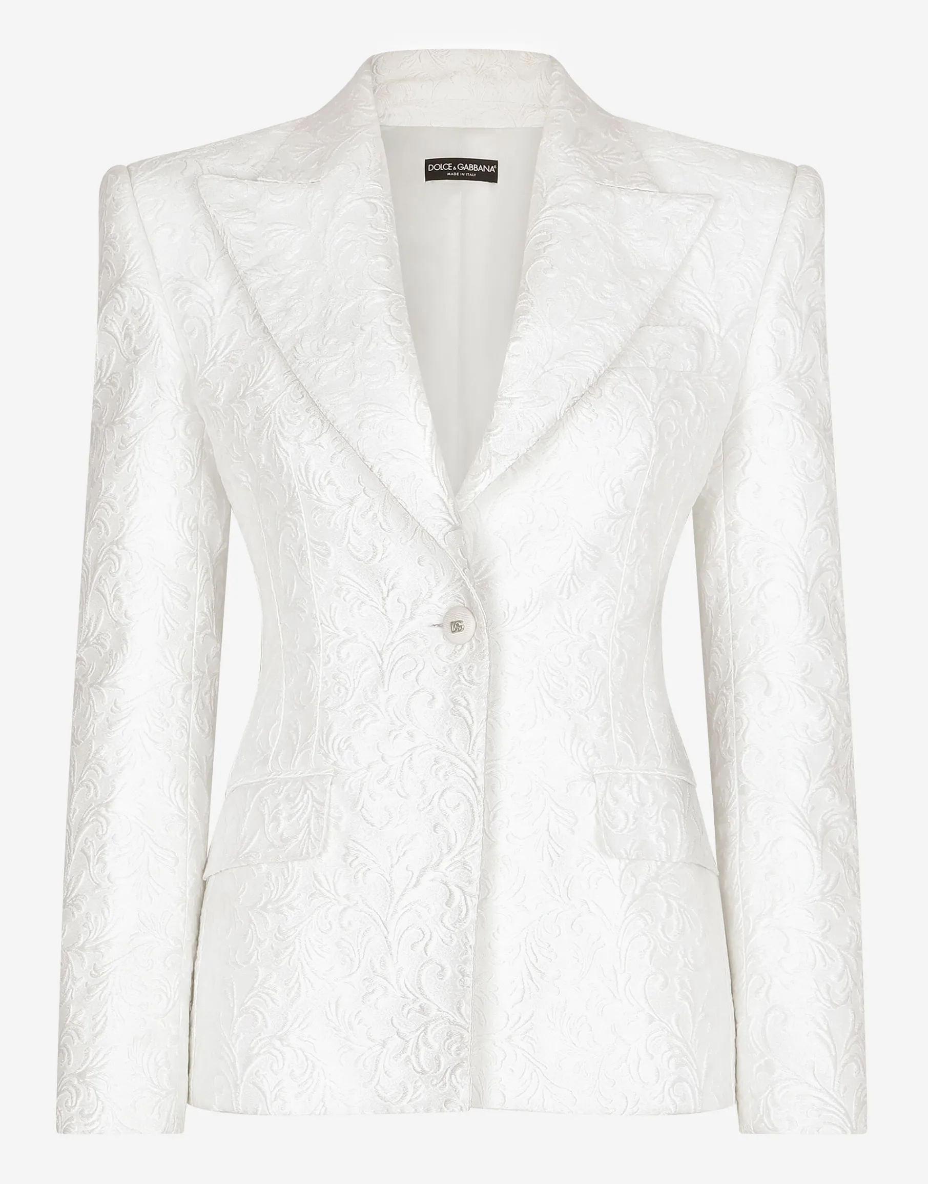 Brocade Turlington blazer