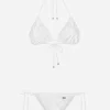 Broderie anglaise triangle bikini