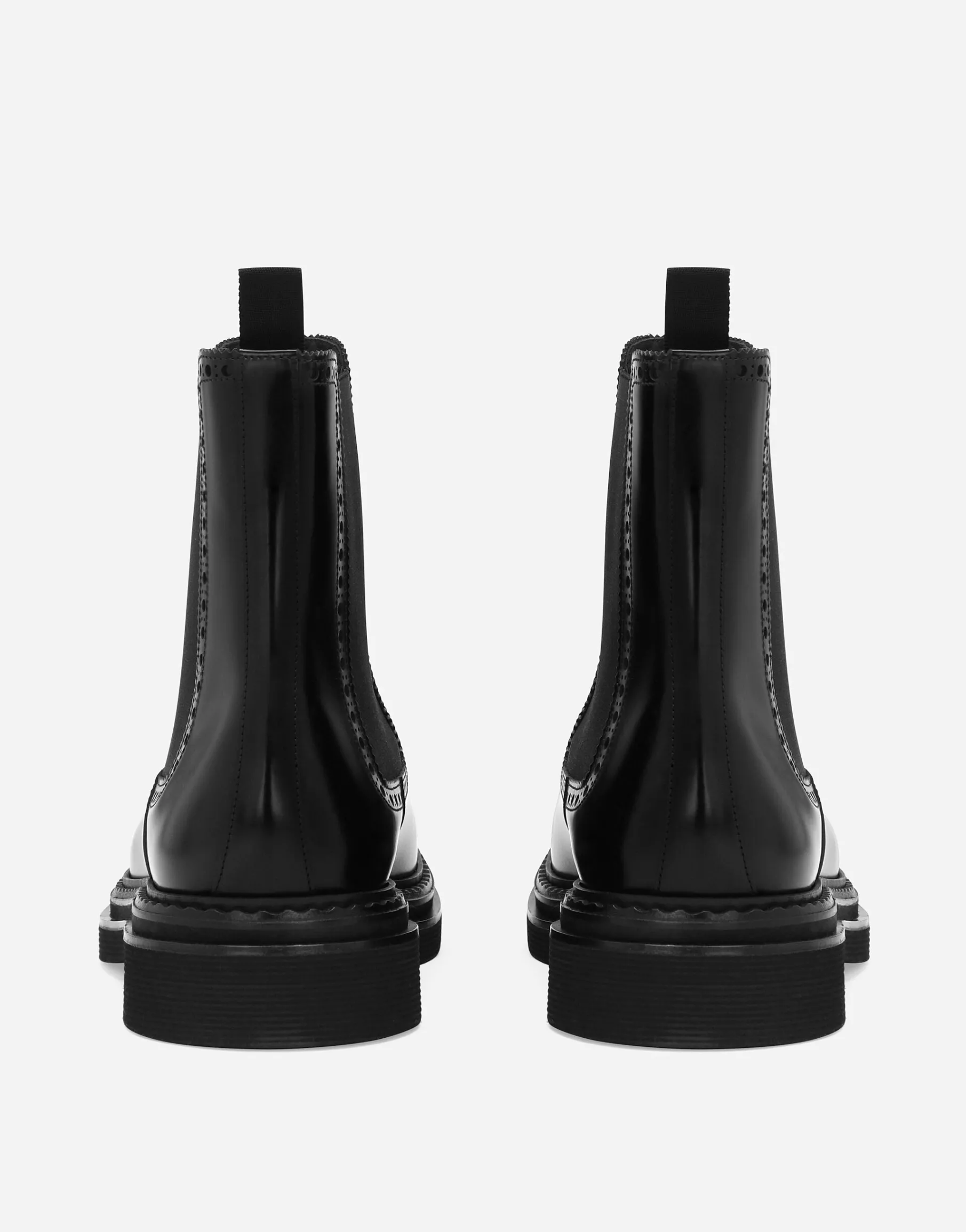 Brushed calfskin ankle boots