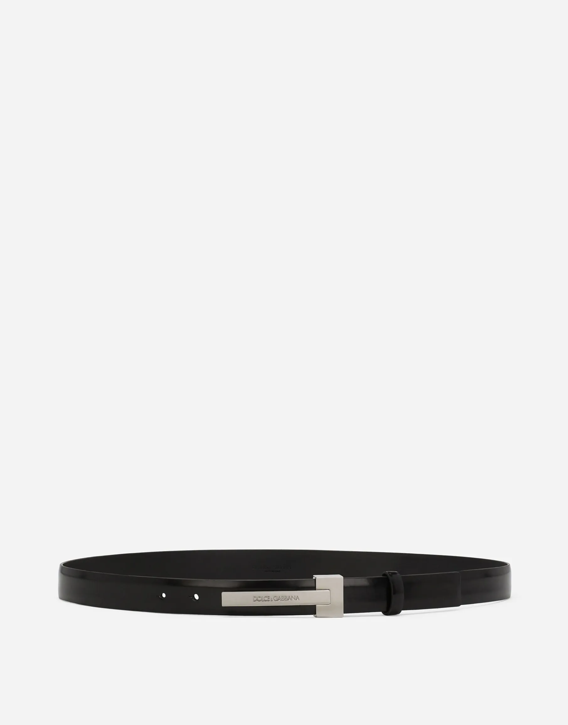 Brushed calfskin belt