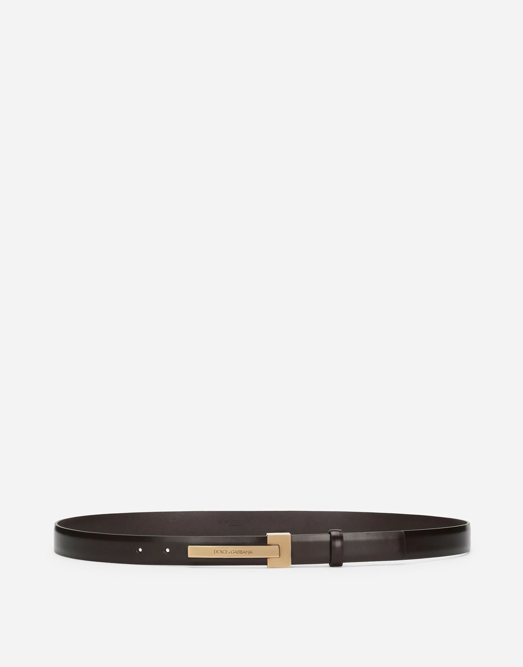 Brushed calfskin belt