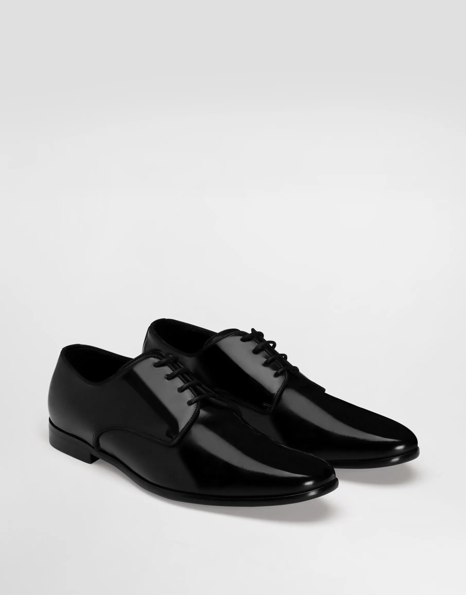 Brushed calfskin Derby shoes
