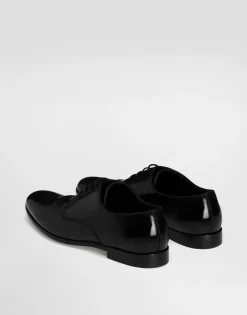 Brushed calfskin Derby shoes