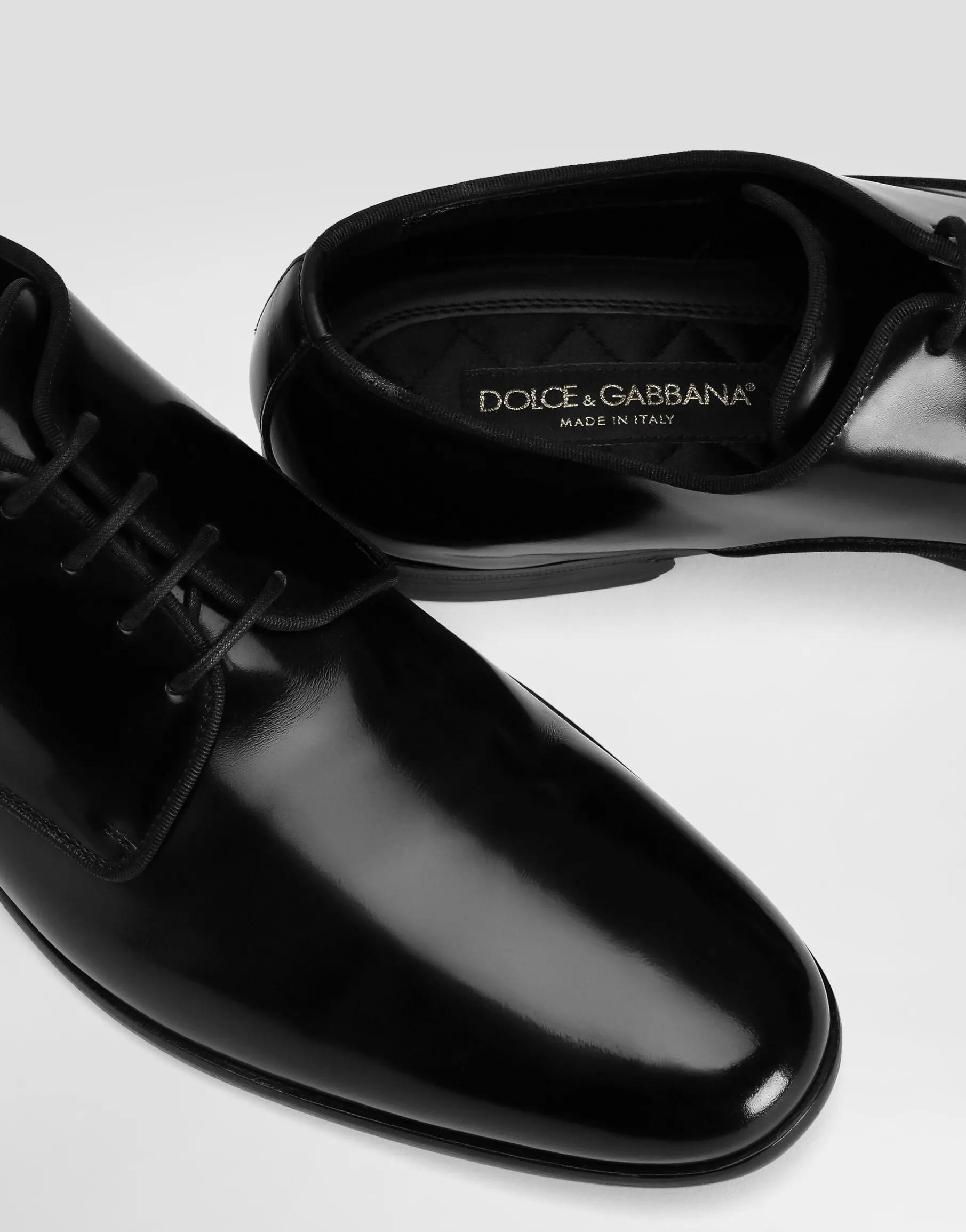 Brushed calfskin Derby shoes