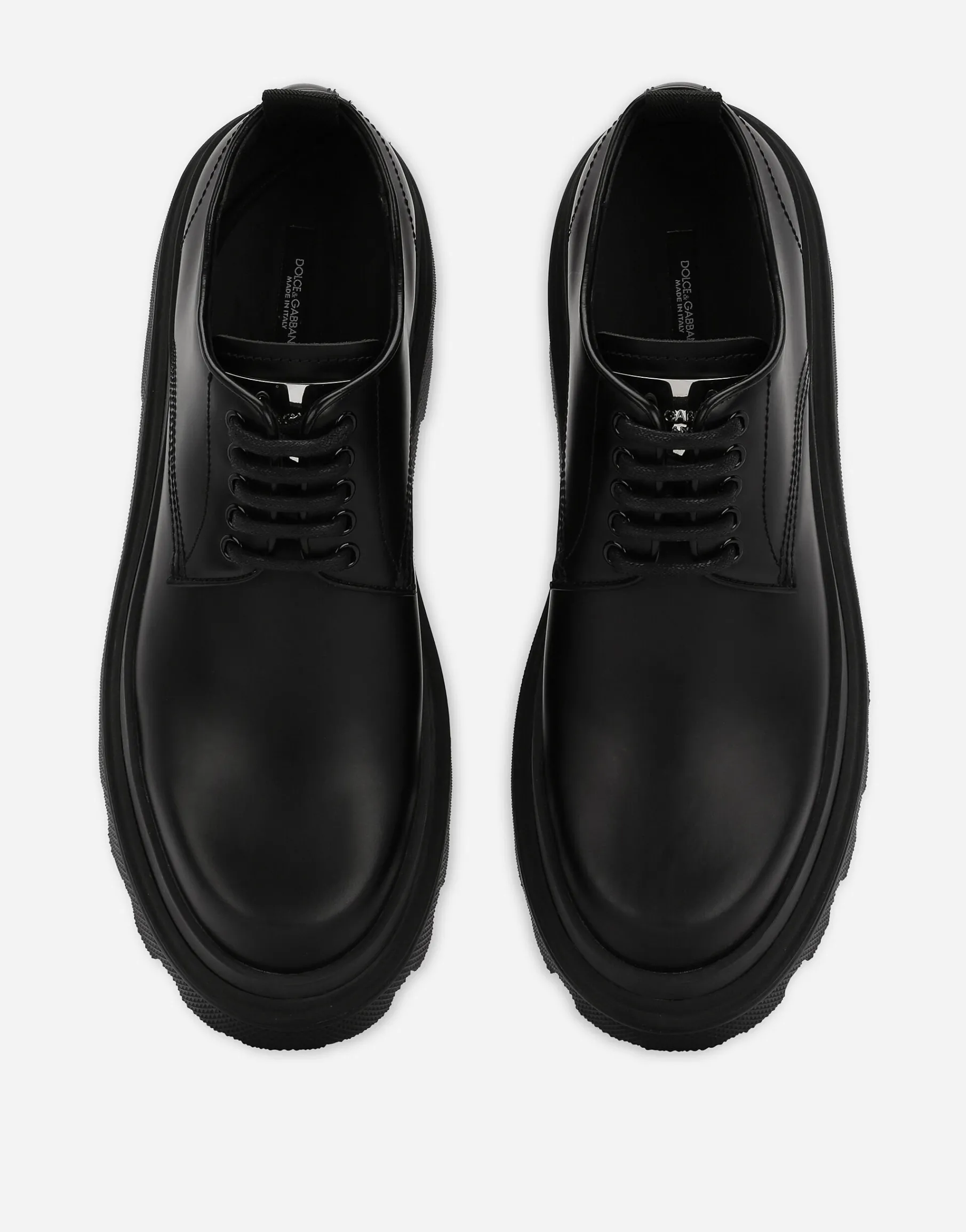 Brushed calfskin Derby shoes