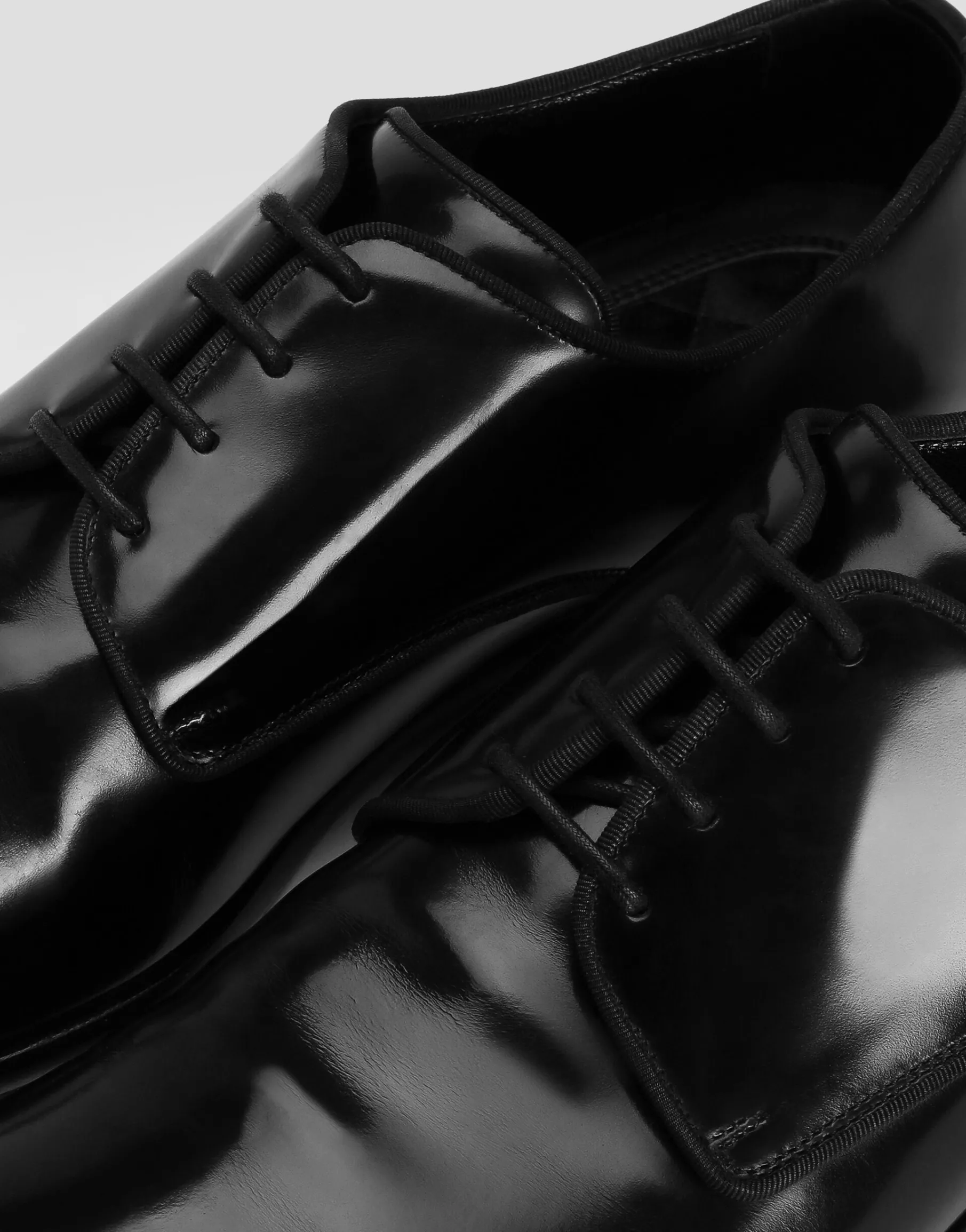 Brushed calfskin Derby shoes