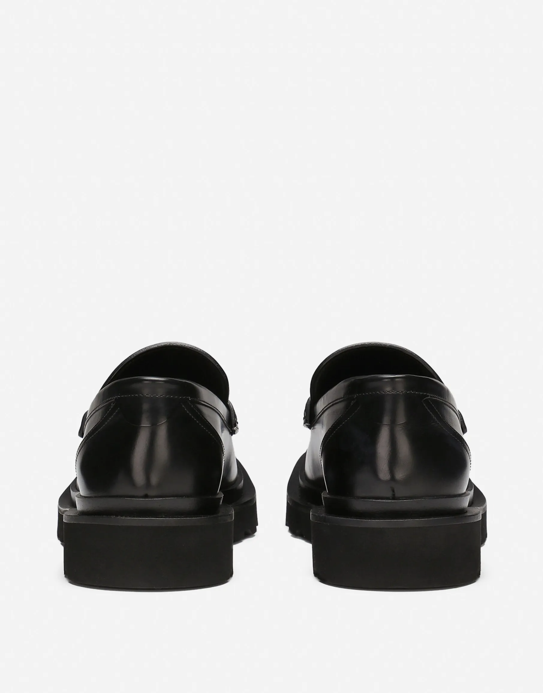 Brushed calfskin loafers