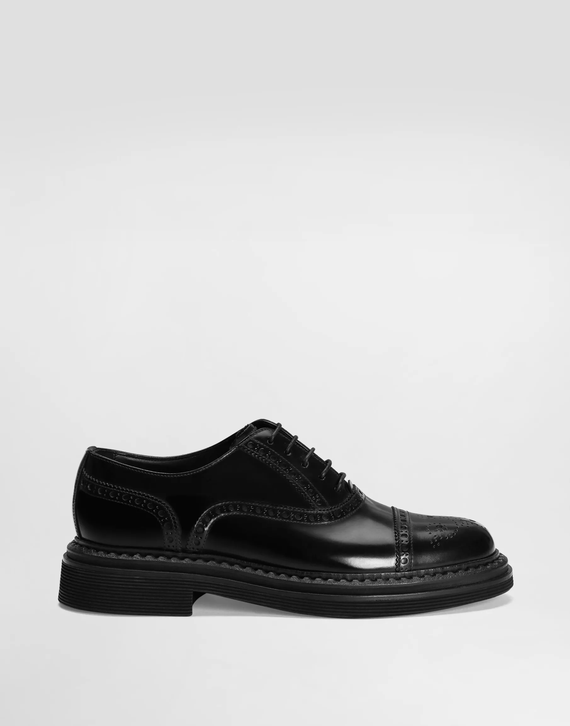 Brushed calfskin Oxfords