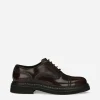 Brushed calfskin Oxfords