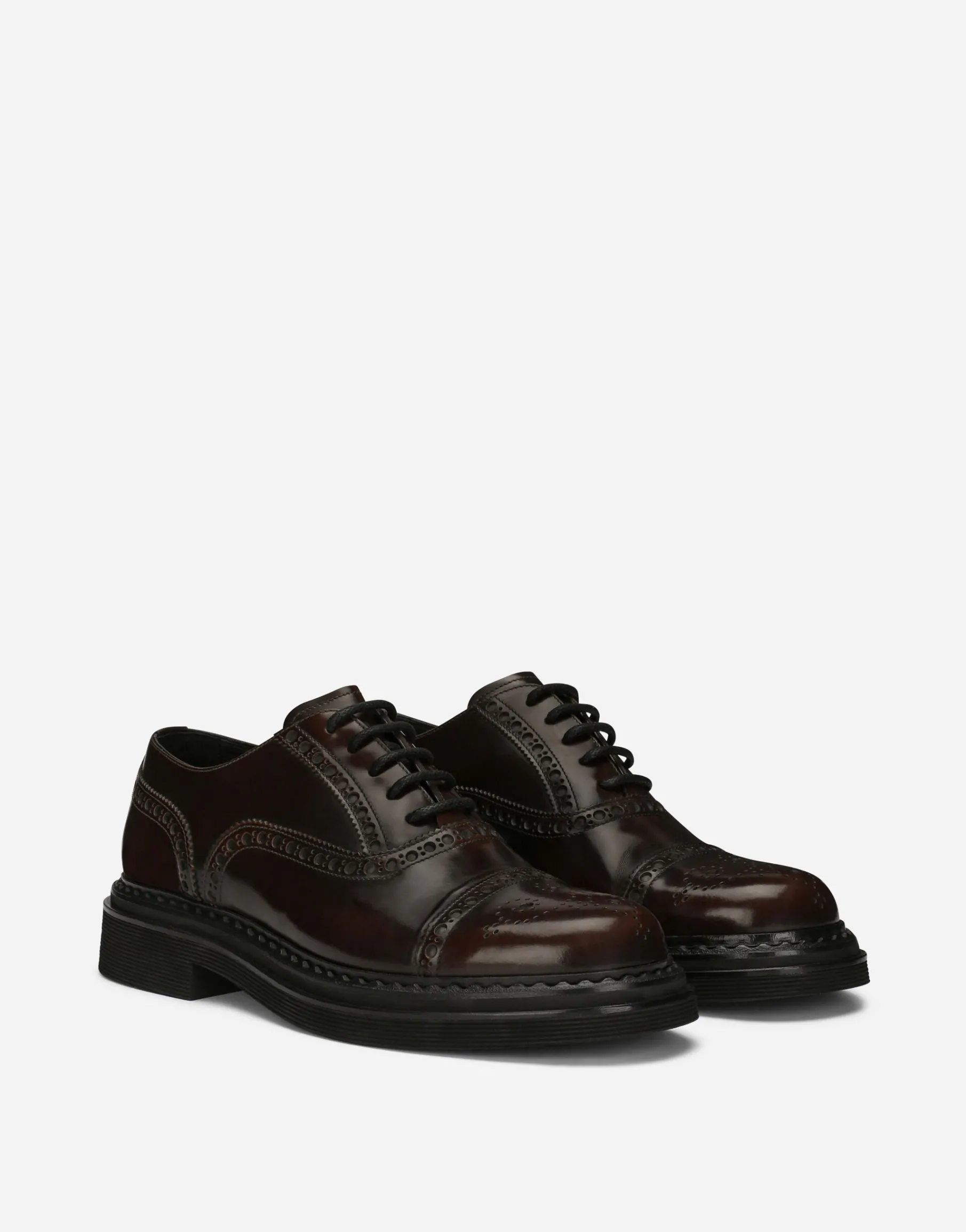 Brushed calfskin Oxfords