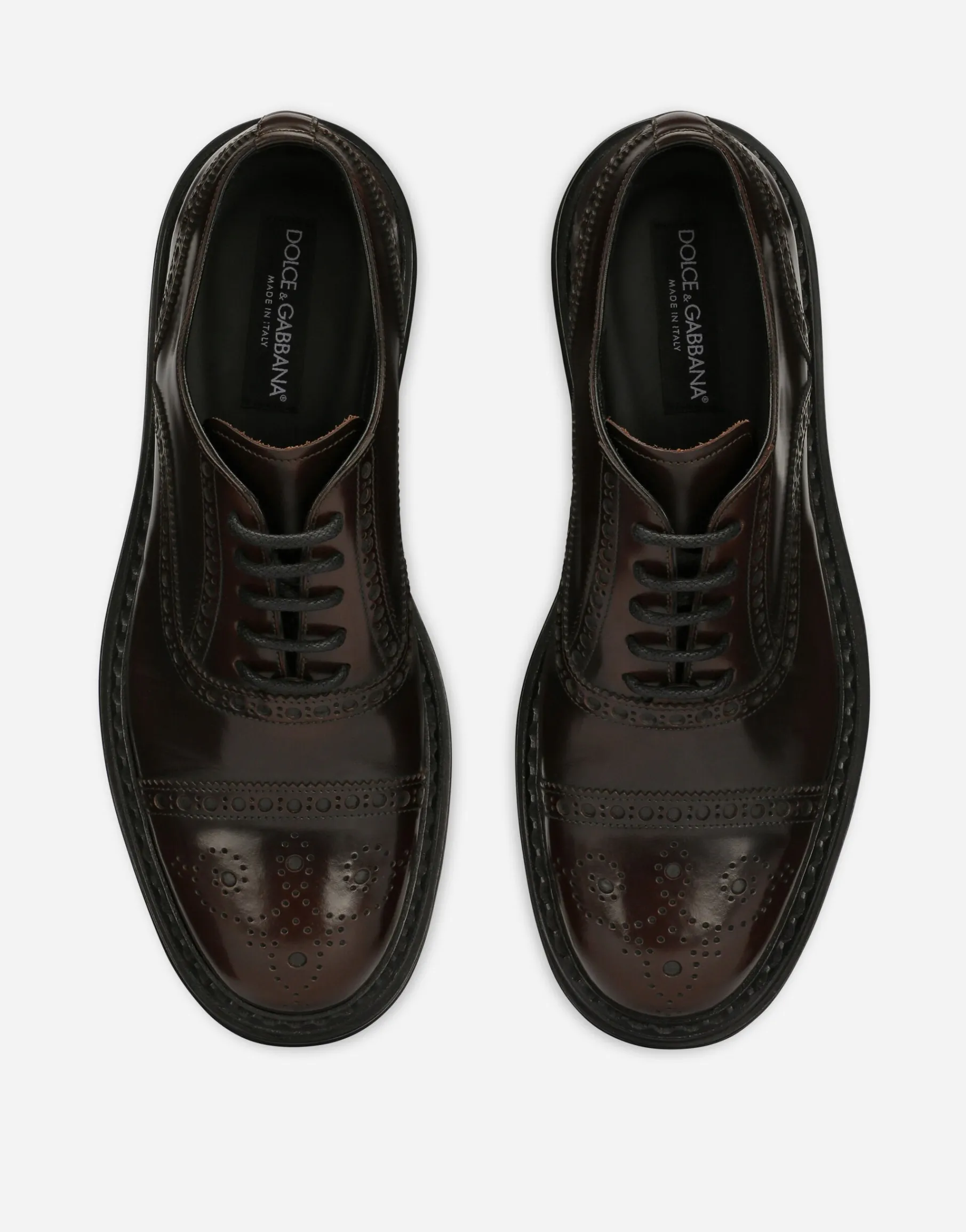 Brushed calfskin Oxfords
