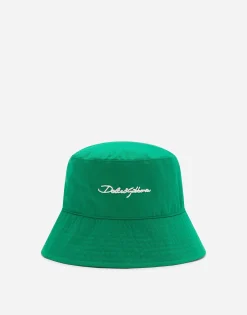 Bucket hat with Dolce&Gabbana logo