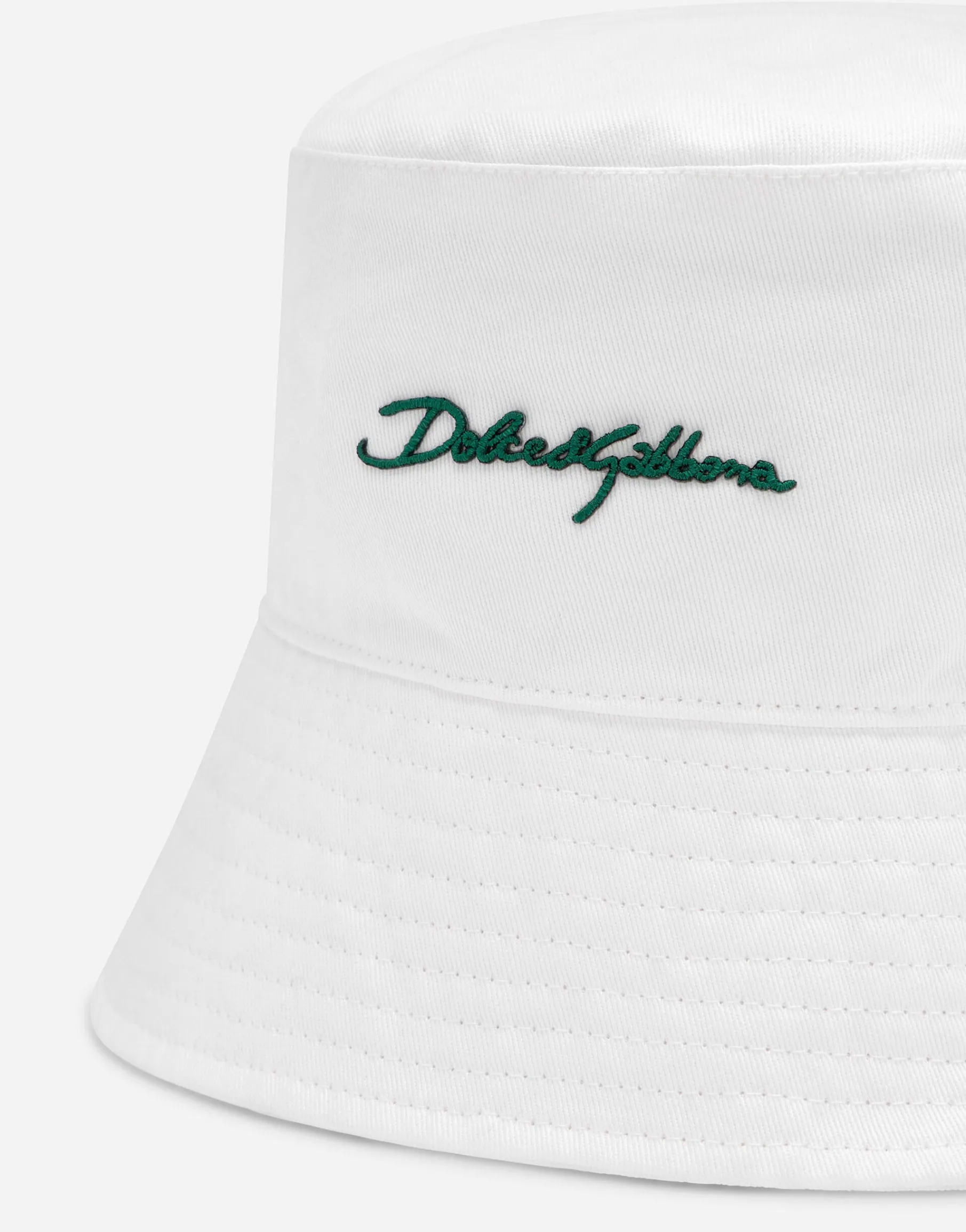 Bucket hat with Dolce&Gabbana logo