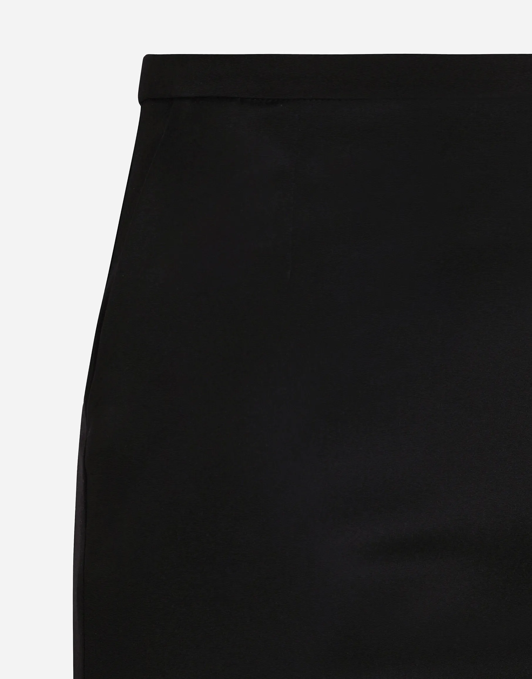 Cady calf-length skirt with slits