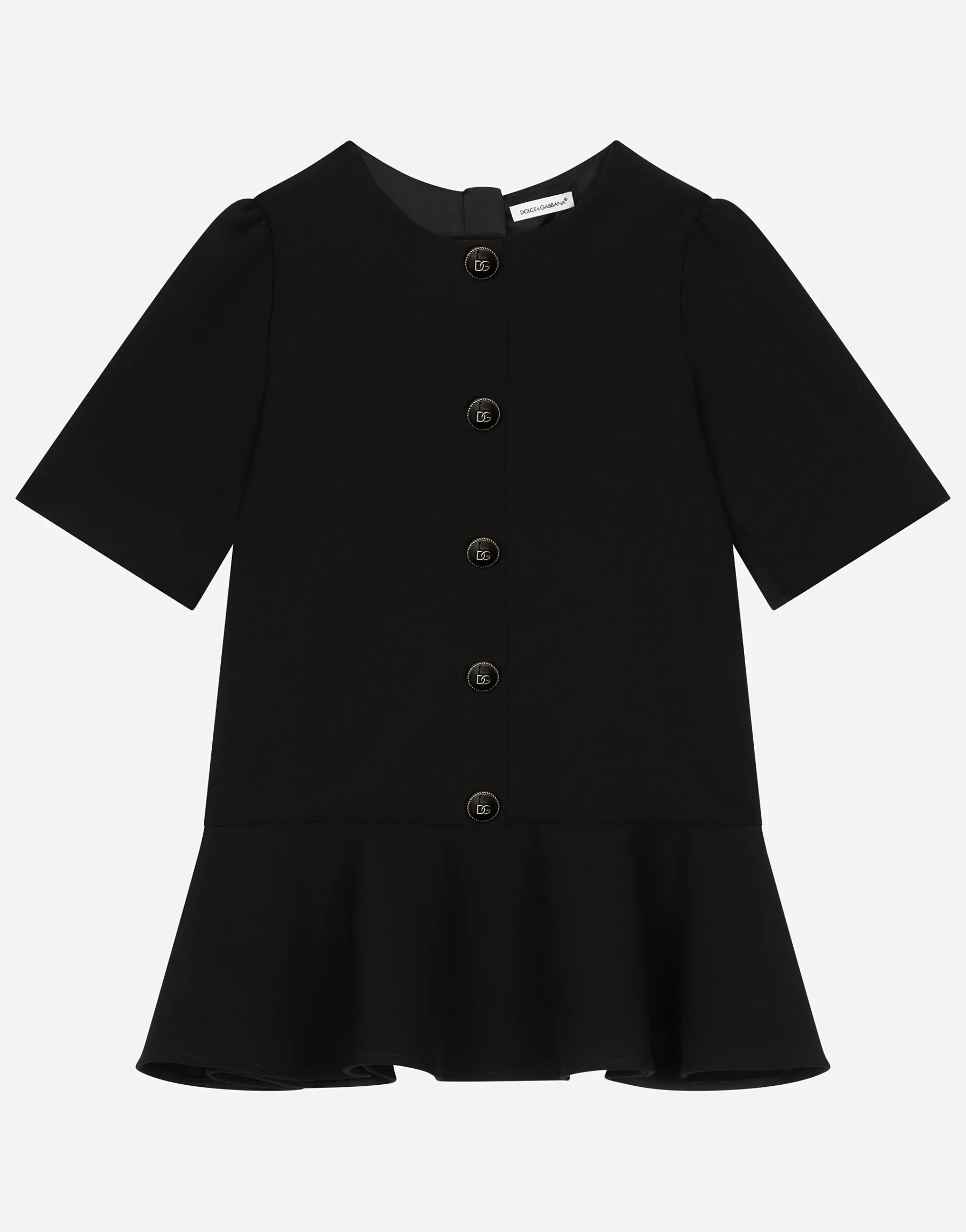 Cady dress with branded buttons