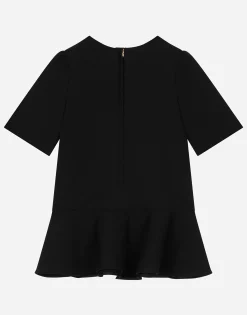 Cady dress with branded buttons