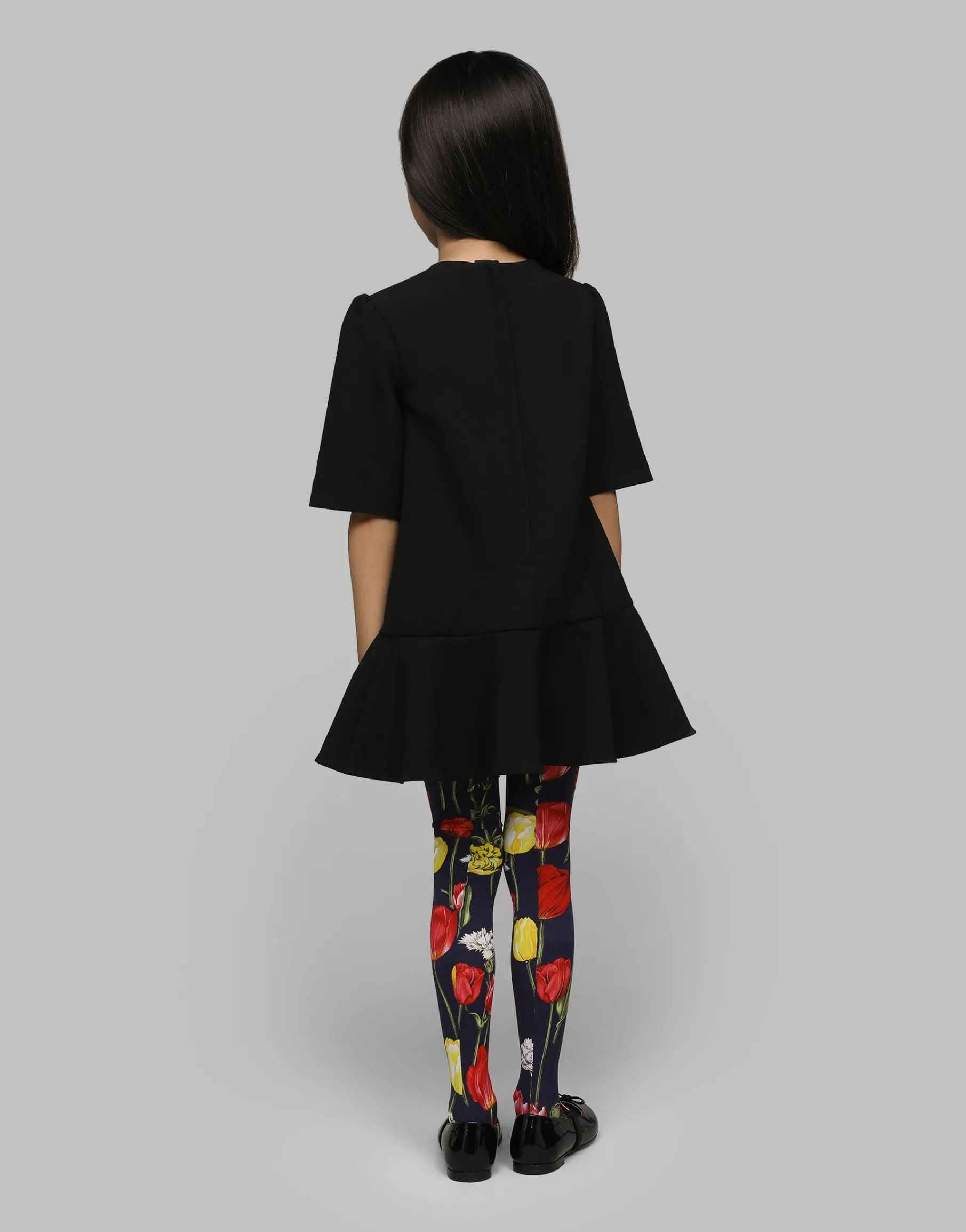 Cady dress with branded buttons